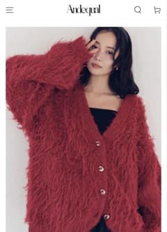 Andequal unique button knit cardigan - メルカリ