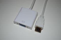 HDMI to VGA 변환 어댑터 화이트