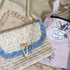 snidel 夏素材☆かわいいワンショルダーバッグ☆おまけ付 値下げ☆のサムネイル