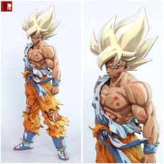 ドラゴンボールSMSP 伝説の超サイヤ人 孫悟空 リペイント 二次元彩色のサムネイル
