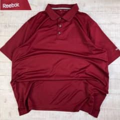 古着 リーボック Reebok ゴルフ ポロシャツ ボルドー - メルカリ