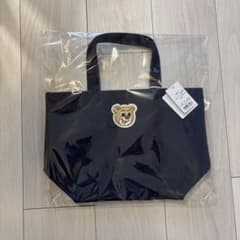 【新品未使用】フェイラー オールドテディ ワッペントートバッグ L 小 ネイビーのサムネイル