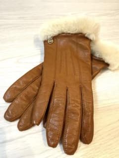 本日限定価格◇美品◇UGG リアルレザーグローブ キャメル Sサイズのサムネイル