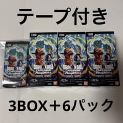 드래곤 볼 카드 퓨전 월드 크로스 포스 3box 테이프 포함