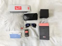 RAY-BAN 偏光サングラス  ケース付き 【傷アリ】 バイクツーリングのサムネイル
