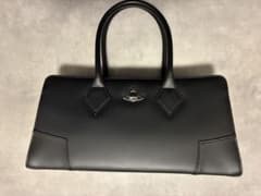 Vivienne Westwood オーブ ハンドバッグ ブラック ※内側汚れ有のサムネイル