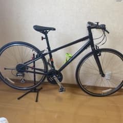 【お渡し方要相談、室内保管・美品】TREK クロスバイクFX2 WSDブラック 直接お渡し限定、室内保管・美品】TREK クロスバイクFX2 WSD