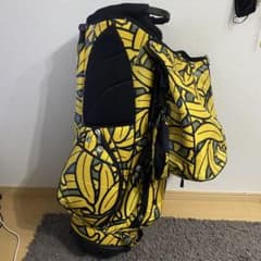 値下不可 レア 限定 パーリーゲイツ スタンド キャディバッグ バナナ柄 値下不可 レア 限定 パーリーゲイツ スタンド キャディバッグ バナナ柄