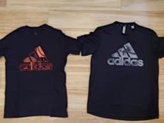 adidas Tシャツ 2枚セット 黒のサムネイル