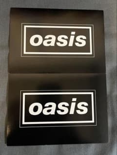 オアシス ロゴ ポストカード oasis STOP THE CLOCKS 2枚のサムネイル