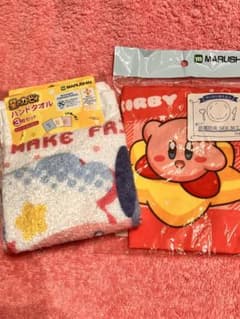 커비 핸드 타월 3장 세트 컵 가방 세트 판매 별의 커비 커비