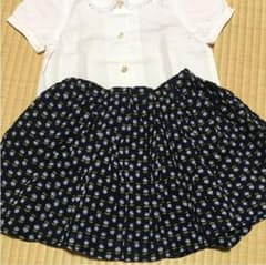 小花柄スカートのサムネイル