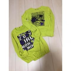 ziddy トレーナー140 二枚セットのサムネイル