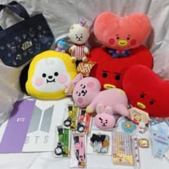BTS BT21 쿠션/봉제인형/매거진/볼펜/etc.22점