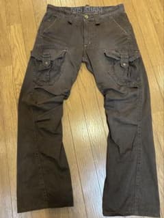 激レア/00sEDWIN 505 KHAKI カーゴパンツK5651美品のサムネイル