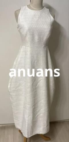 新品タグ付きanuansノースリーブワンピース定価27500円 - メルカリ