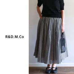 R&D.M.Co（オールドマンズテーラー）| コットンシルクギャザースカート