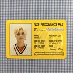 nct ヘンドリー resonance pt.2 トレカのサムネイル