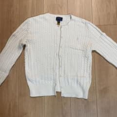 POLO RALPH LAUREN ニットカーディガン ホワイトのサムネイル