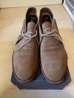 美品 ALDEN 1494 スエードアンラインドチャッカ 9D ベージュ - メルカリ