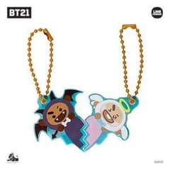 공식 BTS BT21 [SHOOKY] Angel & Villain 아크릴 열쇠 고리