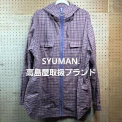 Syu Man チェック柄 フーデッド ナイロンジャケット24SSのサムネイル