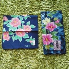 藍染ハンカチ★2枚セットのサムネイル