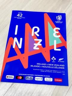 ラグビー ワールドカップ (W杯) 2023 準々決勝①公式 プログラムのサムネイル