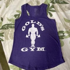 GOLD'S GYM パープルタンクトップ Sサイズのサムネイル