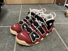 NIKE AIR MORE UPTEMPO レッド ブラック 27.5センチのサムネイル
