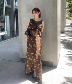 ameri vintage CLARA SATIN CAMI DRESS - メルカリ