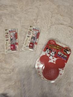ミッキーマウス印マット とシャチハタネーム９着せかえ２つのサムネイル