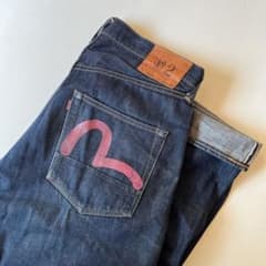 EVISU LOT 2001 No.2 W34 カモメペイント ピンク デニム - メルカリ