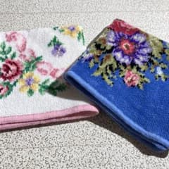 페일러 수건 손수건 2장 그라나다 비엔나 꽃무늬 약 27 cm