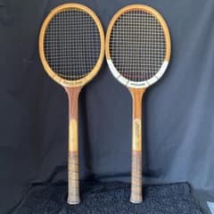 ミズノDavis Cup Imperial」テニスラケット ヴィンテージ木製2本