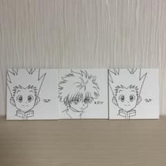 HUNTER × HUNTER 이치 반 쿠지 캔버스 보드