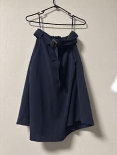 honeys ベルト付き フレアスカート ネイビーのサムネイル