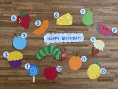 壁面飾り 保育教材 お誕生日表 保育園 幼稚園 パーティーのサムネイル