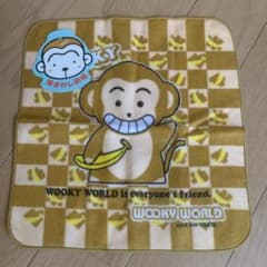WOOKY WORLD 猿のミニタオル ハンカチのサムネイル