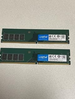 Crucial DDR4 2666 8GB×2枚　計16GBのサムネイル