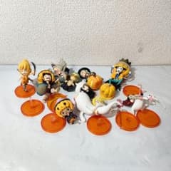 ☆　ワーコレ　ハロウィン　ワンピースフィギュア　まとめ　ルフィ　他　破損有り　☆ ☆ ワーコレ ハロウィン ワンピースフィギュア まとめ ルフィ 他 破損