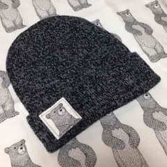 くまニット ブラック✖️グレーのサムネイル