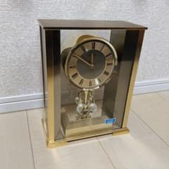 昭和レトロ セイコー クオーツ クリスタル 回転飾り 置時計 - メルカリ