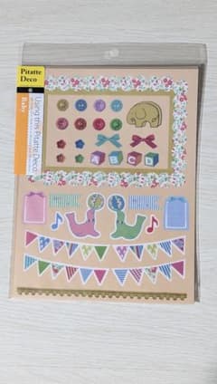 Pitatte Deco ベビー アルバムデコレーションシートのサムネイル