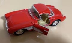 【KiNSMART】シボレー コルベット ミニカー レッドのサムネイル