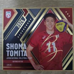 バレーボール男子日本代表 2026 トレーディングmini色紙 富田将馬のサムネイル