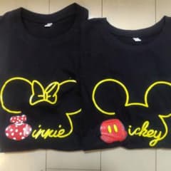 Mickey & Minnie T-shirt 2-pack, Black, Size M