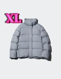 ユニクロパウダーソフトダウンジャケットブルーXL タグ付き新品未