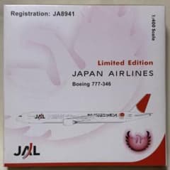 JAL Boeing 777-346 1/400 がんばれニッポン！ - メルカリ