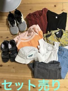 女の子10点 まとめ売り✧︎*。150160 スニーカー サンダル 洋服 ハットのサムネイル